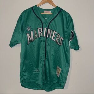 Mitchell & Ness Green Mariners Jersey